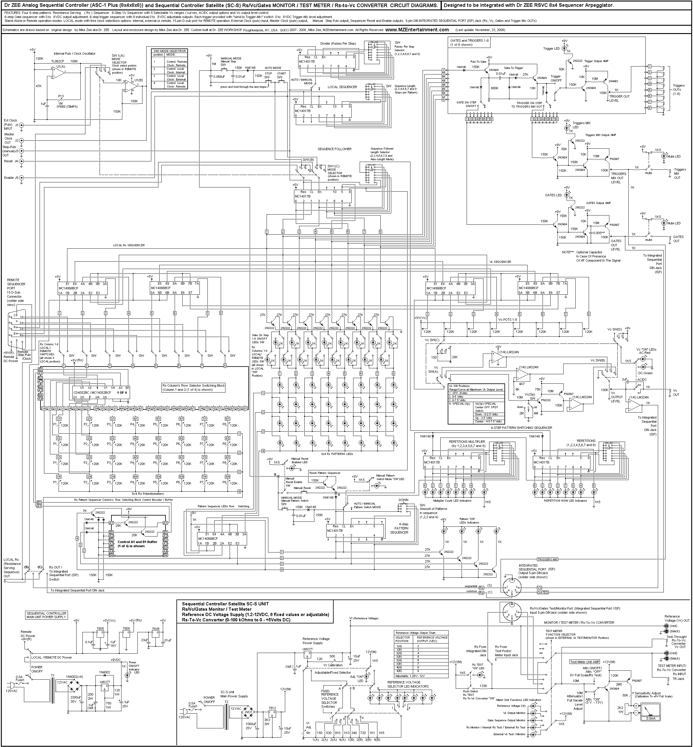 Studio Master Amplifier Circuit Diagram - Og Sequential Controller Satellite Meter Unit Schematics Diagram Dr Zee Workshop Amplifiers And Recording Equipment - Studio Master Amplifier Circuit Diagram