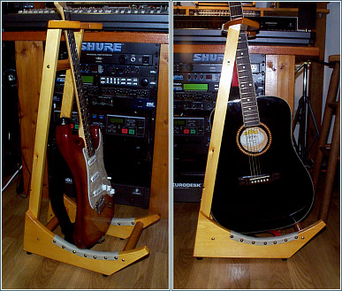 guitar rack
 on ... Custom Hand-Crafted Universal Guitar Stand, DIY Guitar Stand Project