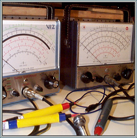 RCA VoltOhmyst WV-98A and VIZ WV-98C Vacuum Tube Voltmeters VTVM s