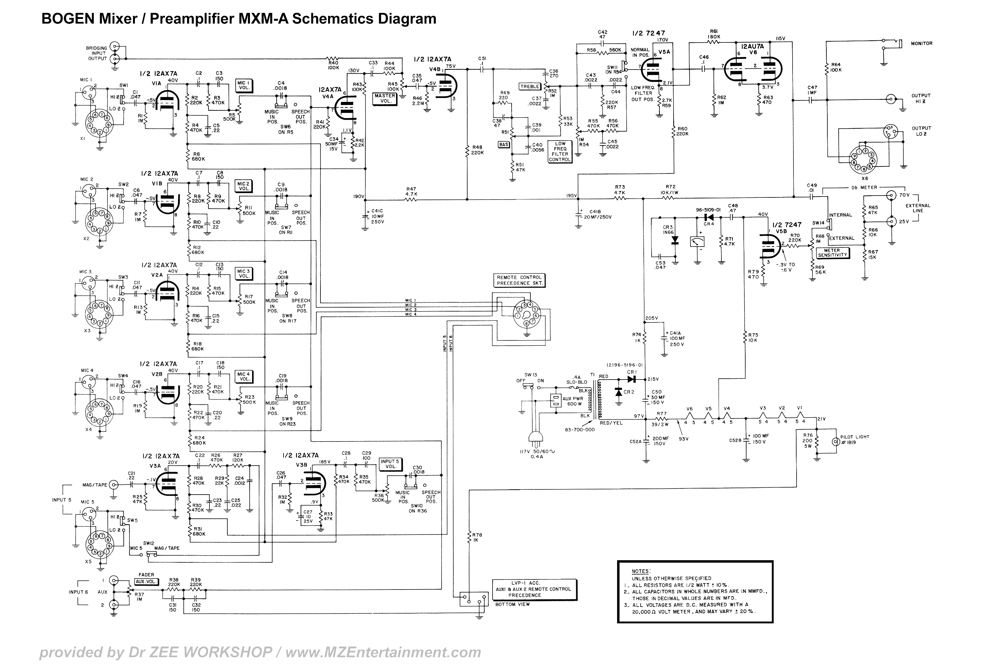 Home Recording Studio Wiring Diagram