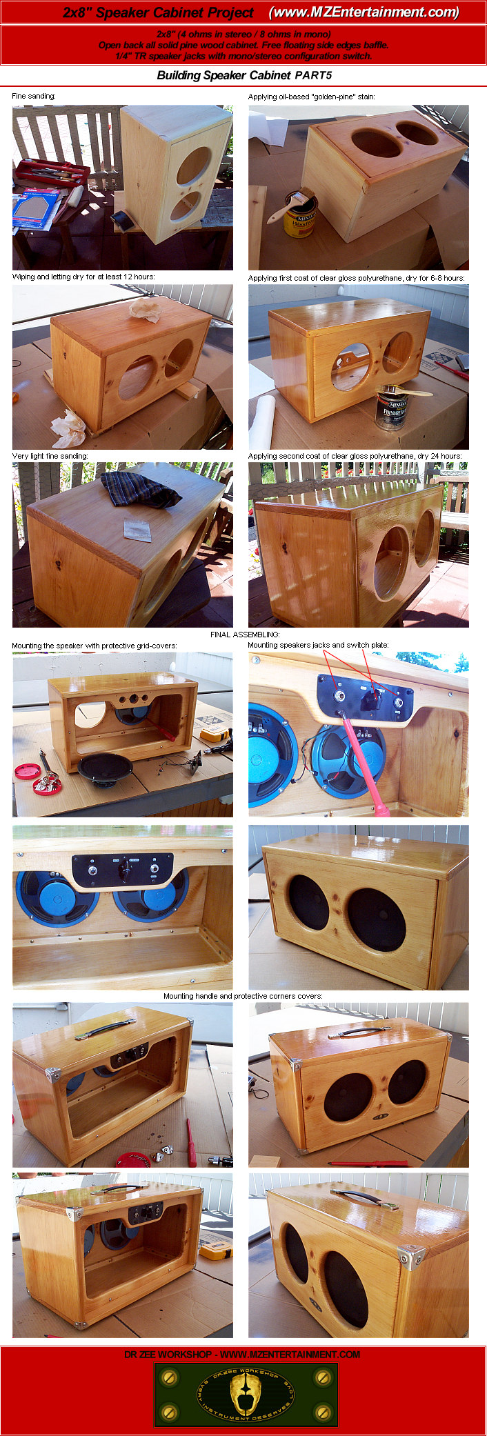 2x8 speaker cabinet