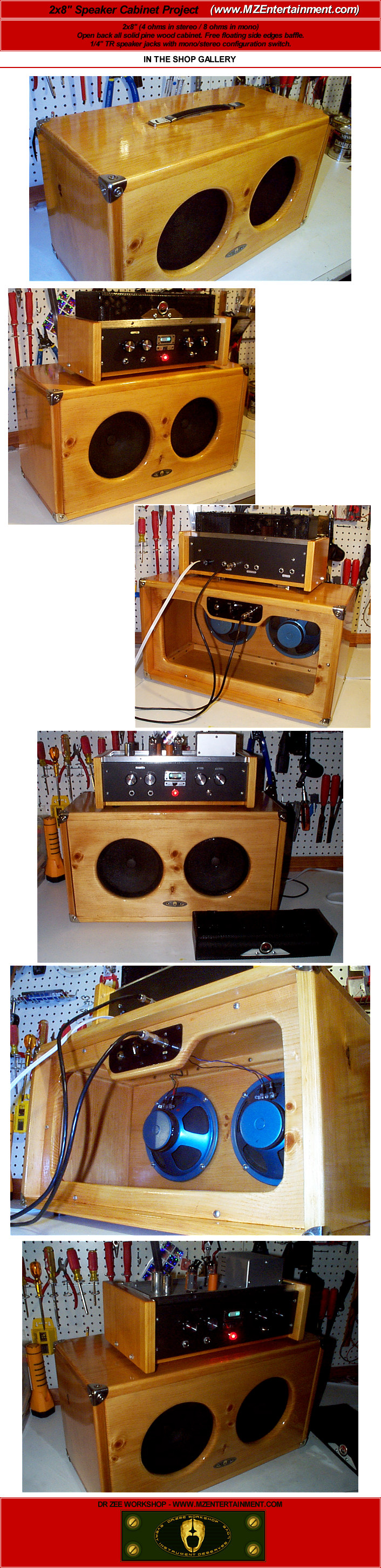 2x8 speaker cabinet