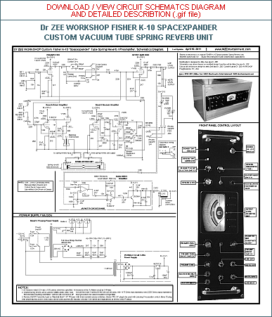CLICK HERE TO DOWNLOAD / VIEW SCHEMATICS CIRCUIT DIAGRAM and DETAILS