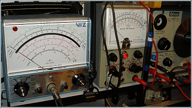 The Vacuum Tube Volt-ohm Meter (VTVM).