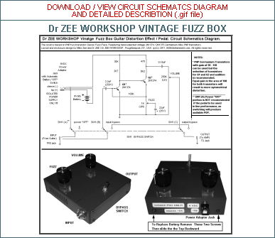 CLICK HERE TO DOWNLOAD / VIEW CIRCUIT DIAGRAM and DETAILS