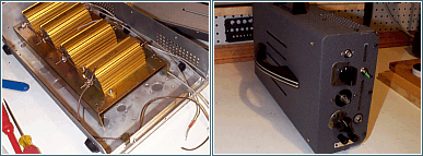 Dr. ZEE WORKSHOP 25/100, 12/200, 8/300, 5/400 Ohms/Watts Power Load with step attenuator and audio-monitoring output Project