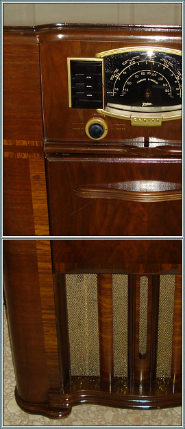 1942 ZENITH model 7S682 Radio Phonograph AFTER Restoration Gallery